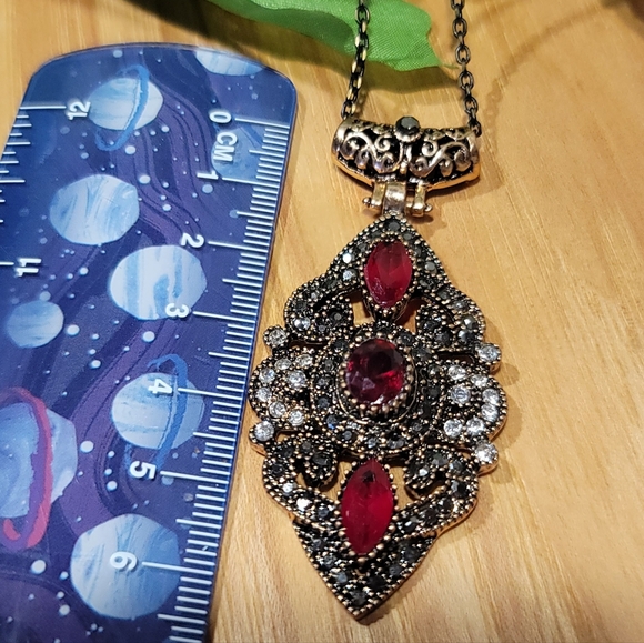 Turkish Vintage Looking Jewelry Set for Women,NEW,Antique,Wedding,HandmadeGift - Picture 7 of 8